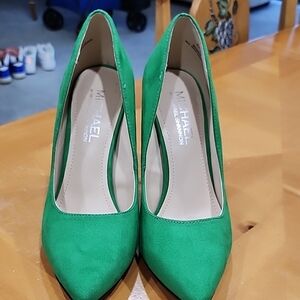 Michael Shannon Vibrant Green Heels